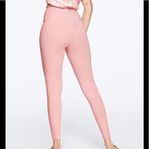 Pink Victoria’s Secret Ruched Back Cotton Leggings NWT
